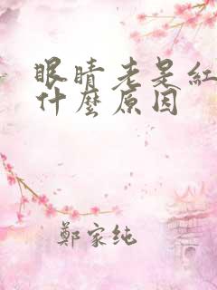 眼睛老是红的是什么原因