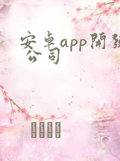 安卓app开发 公司