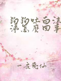 狗狗吐白沫流鼻涕怎么回事