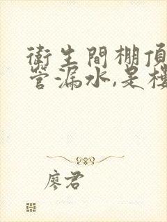 卫生间棚顶下水管漏水,是楼上修,还是楼下修