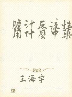 胆汁反流性胃炎用什么中药