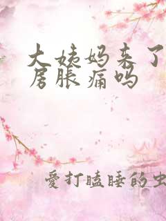 大姨妈来了会乳房胀痛吗