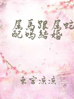 属马跟属蛇的相配吗结婚