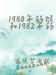 1980年的猴和1982年的狗合适吗