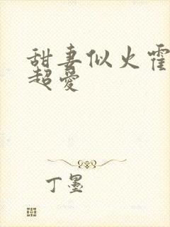 甜妻似火霍爷他超爱