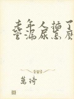 老年人插了导尿管漏尿怎么办