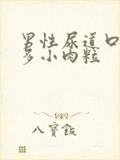 男性尿道口有许多小肉粒