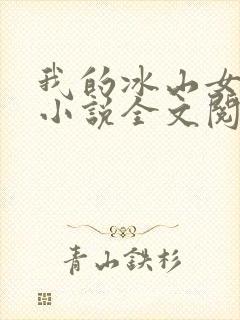 我的冰山女总裁小说全文阅读