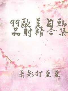 99欧美日韩精品射精合集高潮