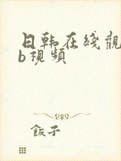 日韩在线观看插b视频