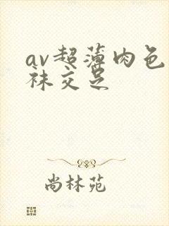 av超薄肉色丝袜交足