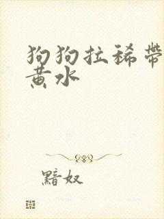 狗狗拉稀带血吐黄水