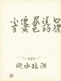 小便尿道口刺痛有黄色的脓水