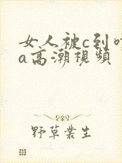 女人被c到喷水a高潮视频