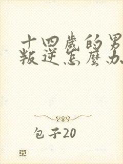 十四岁的男孩子叛逆怎么办