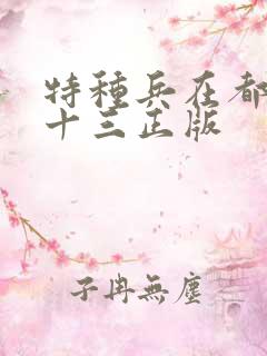 特种兵在都市夜十三正版