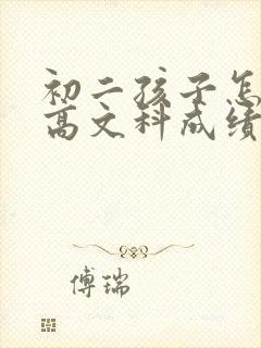 初二孩子怎样提高文科成绩