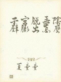 子宫脱垂阴道前壁膨出怎么治疗