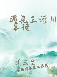 遇见王沥川花絮 幕后