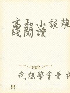 高和小说规矩在线阅读