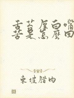 舌苔厚白嘴里发苦是怎么回事