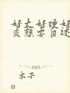 好大好硬好深好爽想要自述