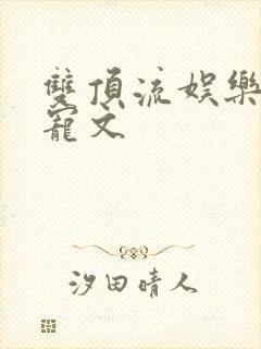 双顶流娱乐圈甜宠文