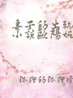 妻子的出轨日记小说欧阳婉