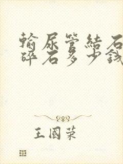 输尿管结石治疗碎石多少钱