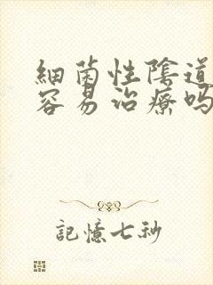 细菌性阴道发炎容易治疗吗