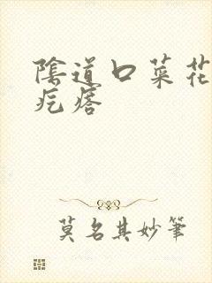 阴道口菜花状小疙瘩