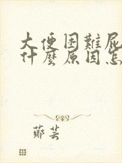 大便困难屁多是什么原因怎么治疗