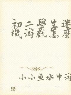 初二学生迷恋手机游戏怎么办