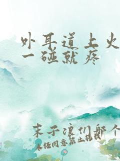 外耳道上火肿了一碰就疼