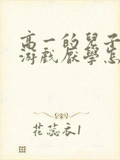 高一的儿子沉迷游戏厌学怎么办