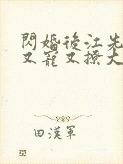 闪婚后江先生他又宠又撩大结局