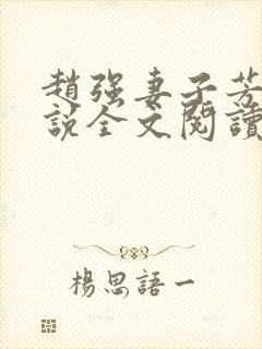 赵强妻子芳姨小说全文阅读