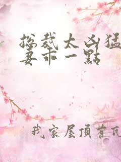 总裁太凶猛小甜妻乖一点