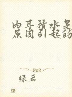 内耳积水是什么原因引起的