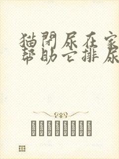 猫闭尿在家怎么帮助它排尿