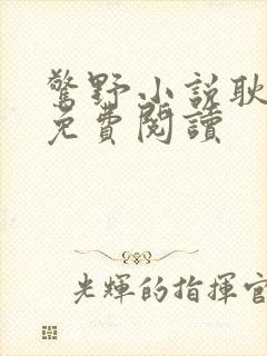 惊野小说耿其心免费阅读