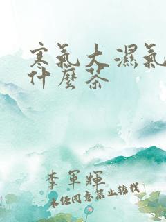 寒气大湿气重喝什么茶