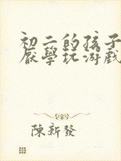 初二的孩子叛逆厌学玩游戏怎么办