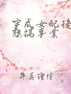 穿成女配后我只想搞事业