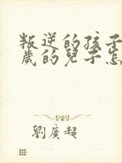 叛逆的孩子16岁的儿子怎么办