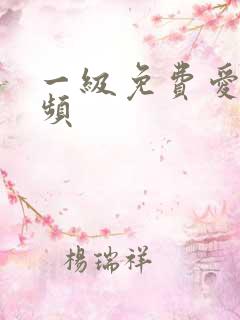 一级免费爱爱视频