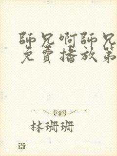 师兄啊师兄动漫免费播放第二季