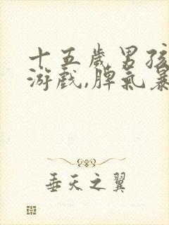 十五岁男孩沉迷游戏,脾气暴躁,叛逆打妈妈