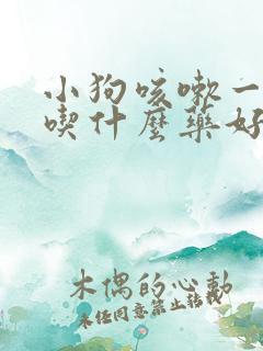 小狗咳嗽一个月吃什么药好