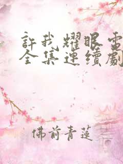 许我耀眼电视剧全集连续剧免费看